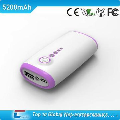 Power bank 5200mah for mobile phone